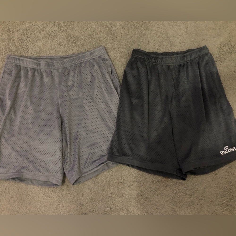 Men’s Gray Shorts (2 pairs) Medium